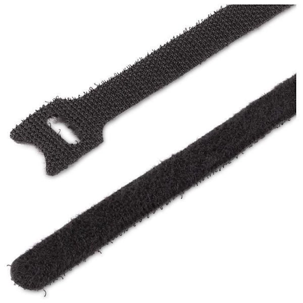 StarTech.com 15 cm buntband - paket med 50 - Återanvändbara självhäftande buntband - kardborreband för