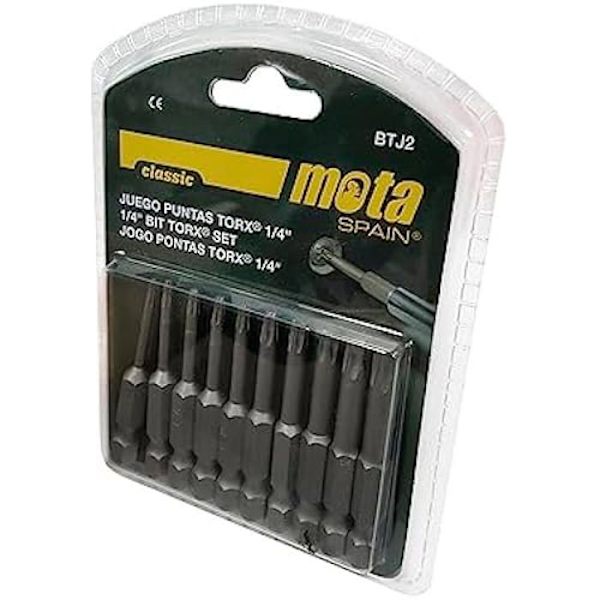 JUEGO PUNTAS TORX TAMPER X 50MM 10 DELAR BTJ2