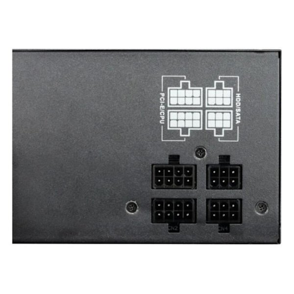 CoolBox DG-PWS600-MRBZ ATX 600W RGB Strömförsörjning Svart Ø 12 cm x 1