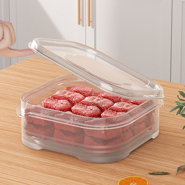 Plastförvaringslåda Behållare  Klass Frys Frys Organizer T onesize