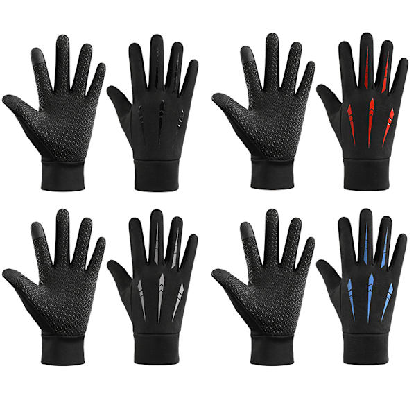 Winter Touch Gloves Kylmävedenpitävät Moottoripyörän pyöräilyhanskat Gray ONESIZE