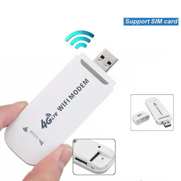 Højkvalitets USB 2,4 GHz 150 Mbps Modem Stick Portable Wireless W Gray Onesize