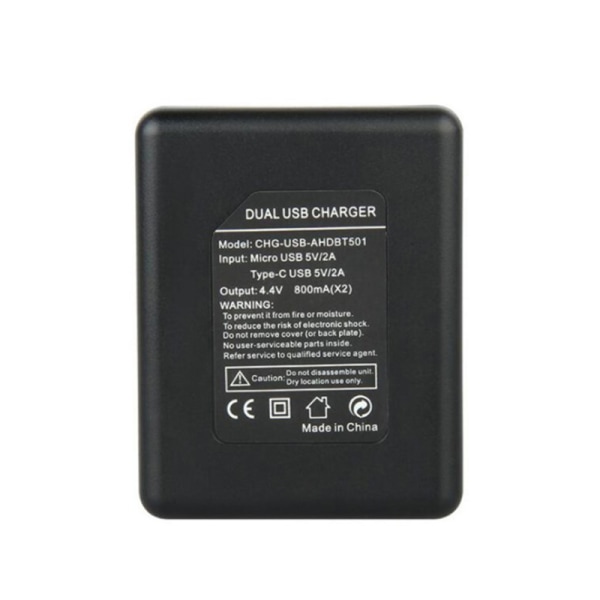 Gopro Hero11 Black / HERO9 Black / HERO10 USB Dual Port Slo -laitteille Black onesize