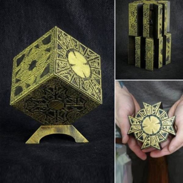 Hellraiser Puzzle Box Moveable Lament Horror Terror Hellraiser Brown 1