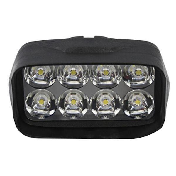 1 Stk Motorcykel Bil Super Bright 8 LED Lys Forlygte Spotlight Black One Size