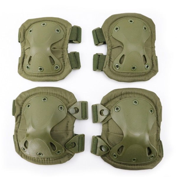 Tactical Knee Pad Albue CS Military Protector Army Airsoft Outd Green one size