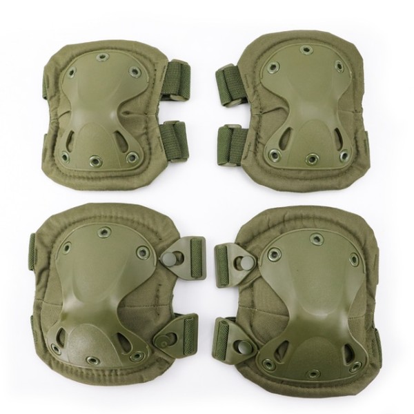 Taktisk knæpude Albue CS Military Protector Army Airsoft Outd Green one size