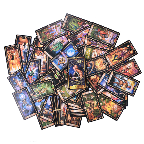 Kullattu Tarot-korttikorttilelu Tarot-ennustus Oraakkelit Guidanc  Multicolor one size 61f8 | Multicolor | one size | Fyndiq
