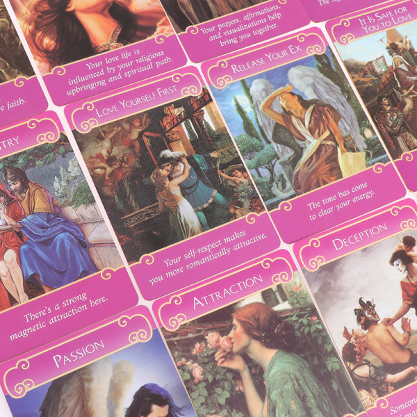 Uusi Romance Angels Oracle Cards Tarot Cards Party Prophecy Divi one size