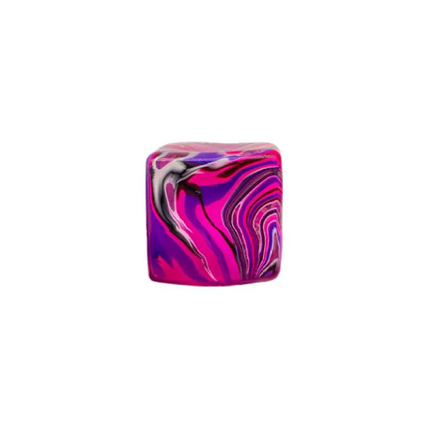 Farverige Marmor Squishy Fidget Terninger Med Blød Tekstur Og Per D