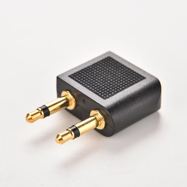 3,5 mm Stereo AUX-stik 2 han til 1 kvinde F splitter hovedtelefon o