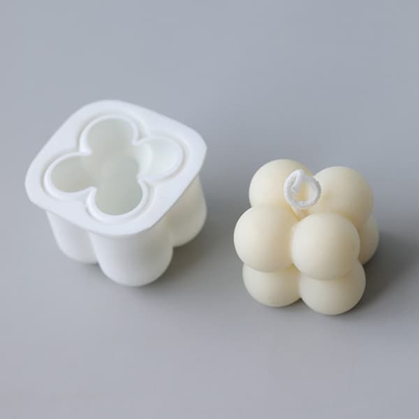 DIY silikon stearinlysformer 3D Handy Soy Shaped Aromatherapy Pla A