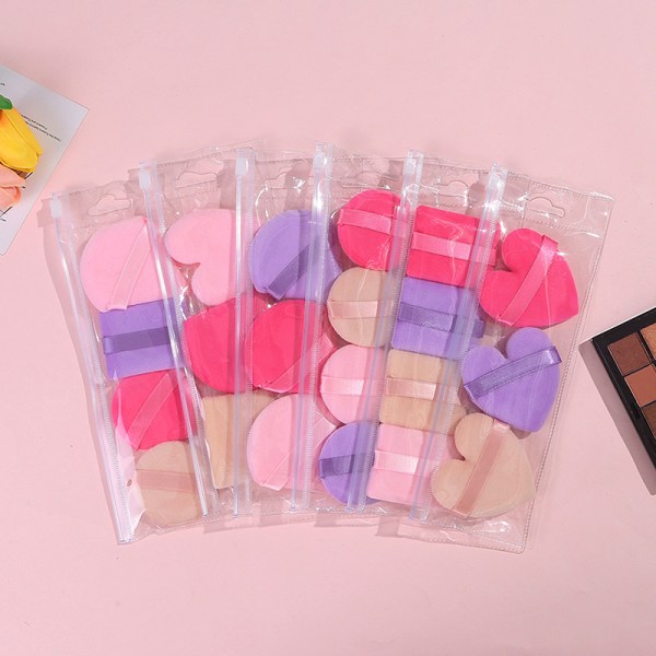 3 stk Cosmetic Puff Mini Make Up Tool MakeUp Bomuldssvamppulver sector onesize