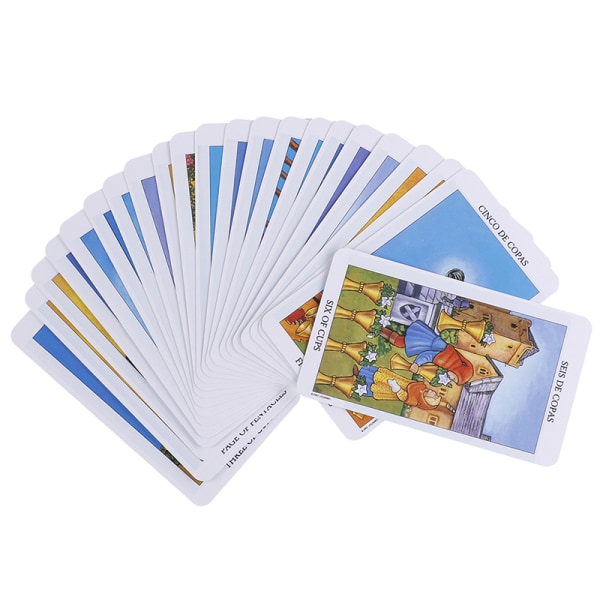 78 kort Rider Waite originale tarotkort kortsæt almindelig størrelse Multicolor one size