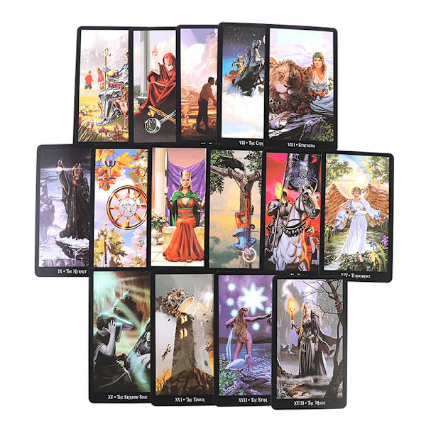 Witch Tarot kortit Englanti lautapelit ennustaminen profetia multi Multicolor onesize