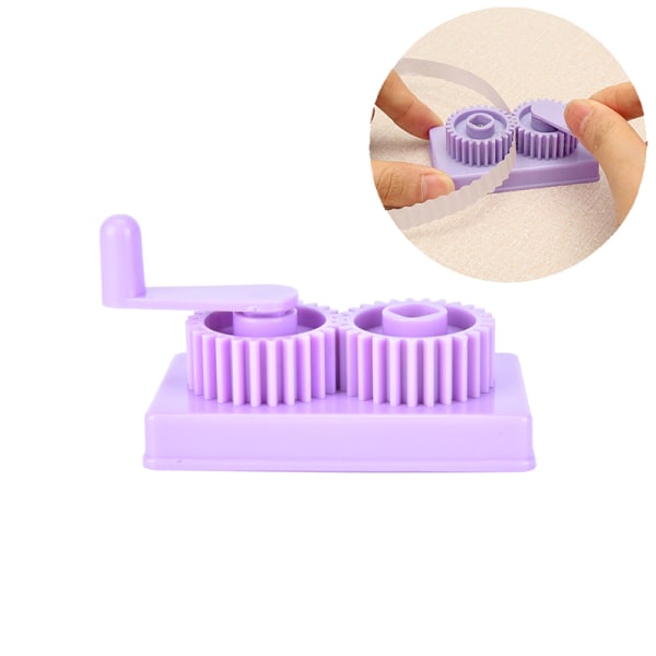 1XCrimper Crimp Tool hine Paper Quilling Papercraft DIY Quil Purple one size