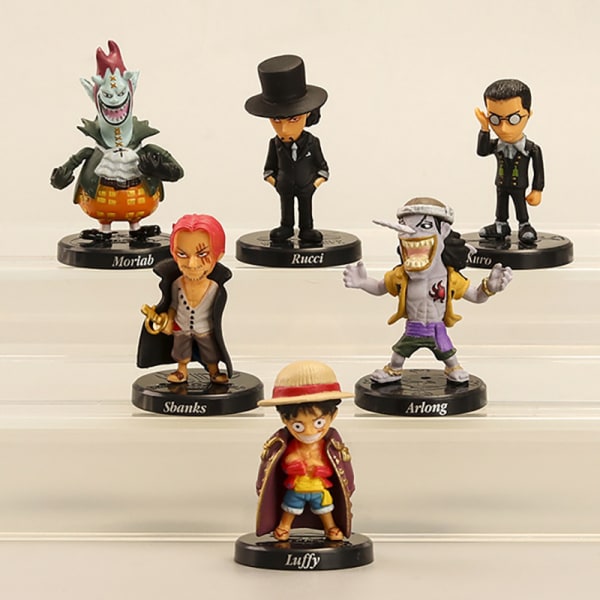 12 kpl / set Monkey D. Luffy Nami Boa Hancock Roronoa Zoro Action Multicolor Onesize