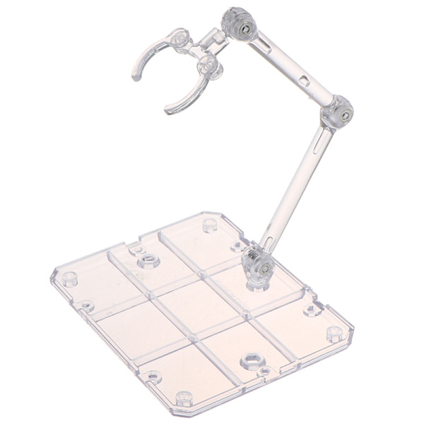 1Set Åtgärd Figur Bas Lämplig skärmstativfäste för HG 1 Transparent