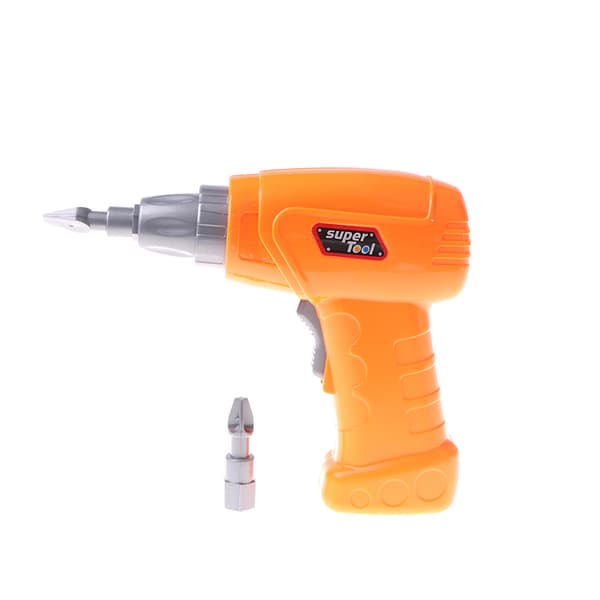 Gjør-det-selv-leker, elektrisk drill, skrumutter, demontering Creative Puzzle T Orange