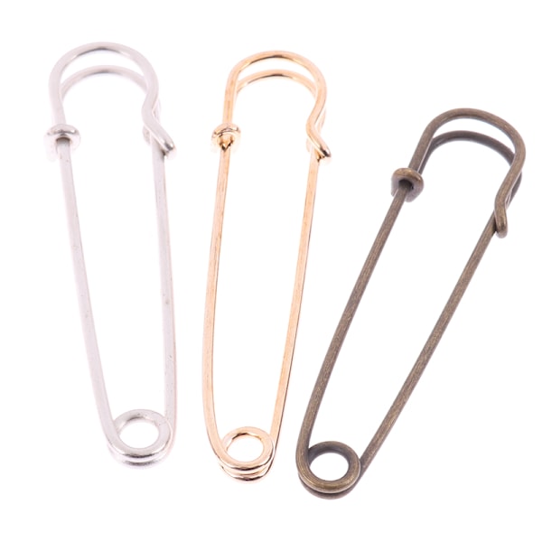12 stk Large Heavy Duty Rustfrit Stål Big Jumbo Sikkerhedsnål Bla Bronze