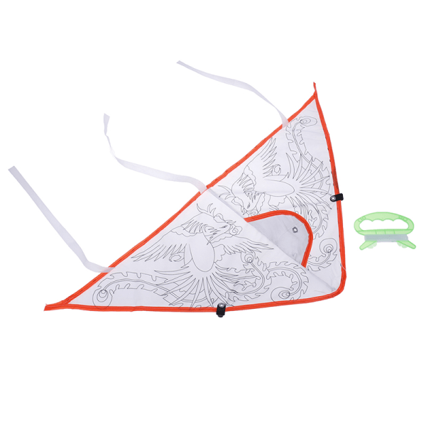 3Pc DIY Tecknad målning drake hopfällbar utomhusdrake barn ki Multicolor 3pcs