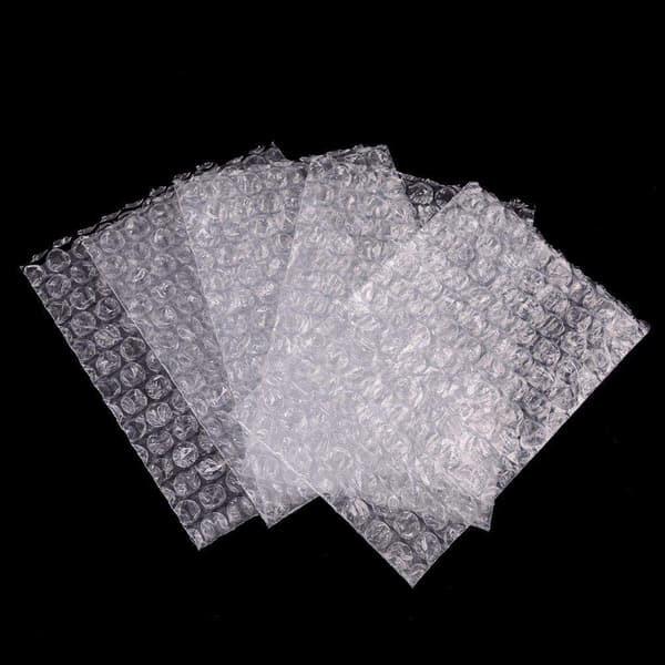 100 stk Klare bobleposer Poser Beskyttende boblepose Dobbel Bronze 100Pcs