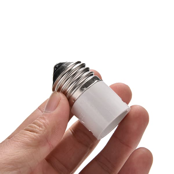 E27 til B22 Sockel LED Halogen Lyspære Adapter Konv