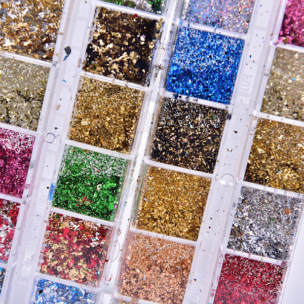 8g Nail Art Glitters Snowflake Pailletter Rainbow Nail Art Pailletter CBY