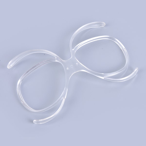 Skidglasögon Myopia Frame Insert Optisk Adapter Flexibel Prescr Transparent onesize