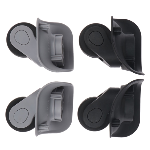 1 par A08 resväska Bagagebyte Hjul Swivel Mute Dua 4（small gray）