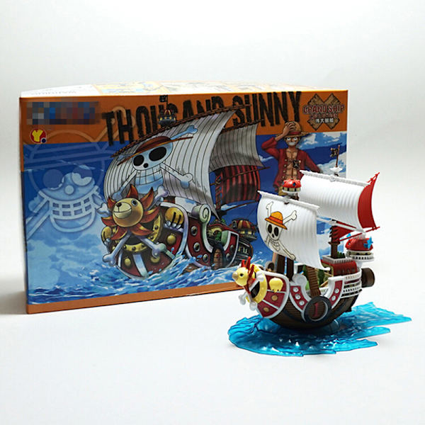 One Piece THUSAND SUNNY Pirate Ship modell leketøy montert kolleksjon 1 one size