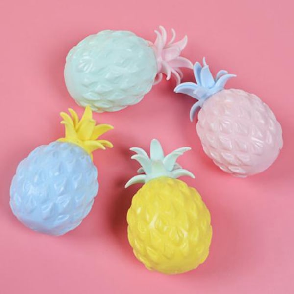 Pineapple Anti Stress Ball Funny Gadget Vent Dekompressionslegetøj one size