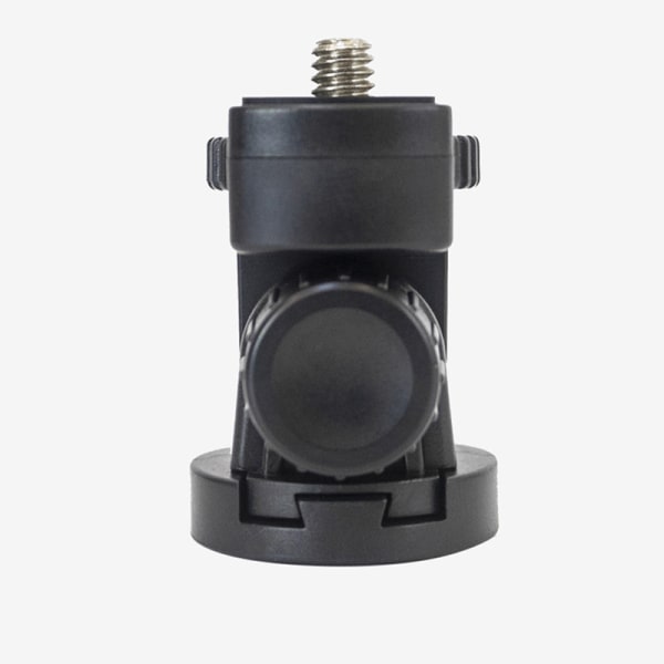 1/4" Hotshoe Mount Adapter 360 graders roterbart aluminiumstativ Black onesize