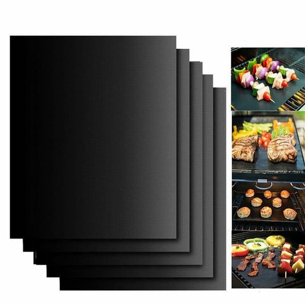 Gjenbrukbare non-stick BBQ Grillmatte Grillbakeforinger Teflon 1PC 40*60CM