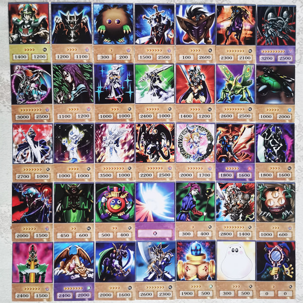 100 stk. Yu-Gi-Oh Anime Style Cards Magician Obelisk DM Classic P 100Pcs One Size