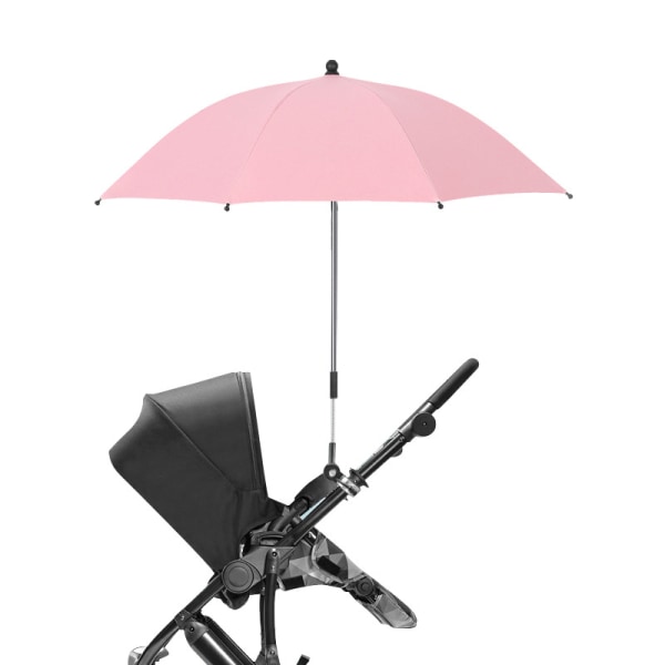 Universal baby kokoontaitettava sateenvarjo, UV-suoja, sateenkestävä Pink one size