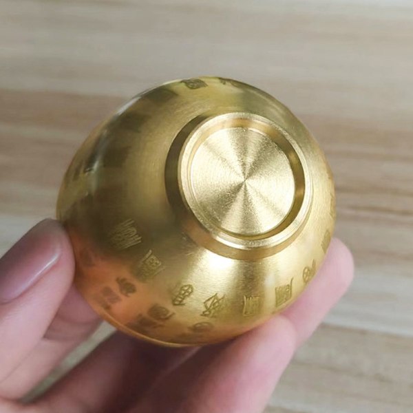 Messing Baifu sylinder Feng Shui Lykke Fortune Cornucopia Levende onesize
