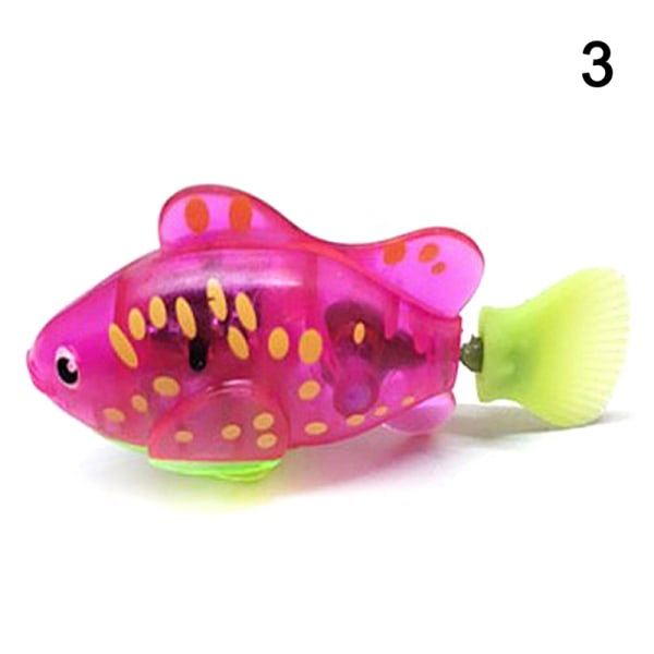 Morsom Svømming Elektronisk Fisk Aktivert Batteridrevet Fishin Multicolor 6