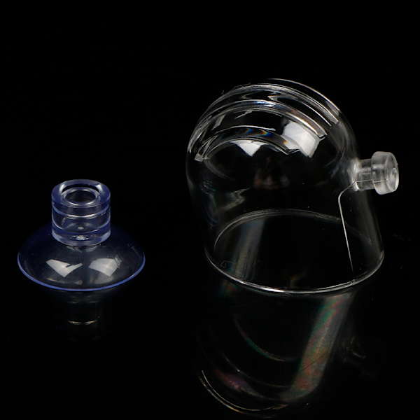 Akvariumdekor Hengende Fish Tank Mini Glass Pot Vann Pottet i Clear one size