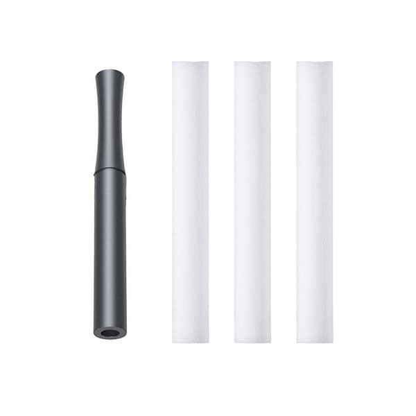 Sluta Inhalator Stick Eterisk Olja Rostfritt Stål Personlig Diff Black 3pcs rod