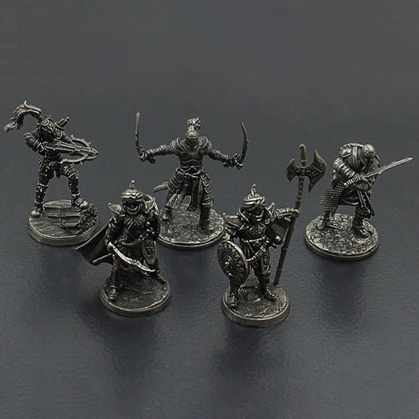 1 stk Gamle Spartan Rom Soliders Figurer Miniaturer Vintage Black J