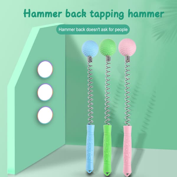 Massagekuglehammer - Hammerpind Manuel Slag Golf Fjeder Elast random color
