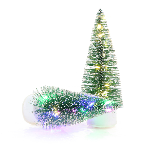 1:12 Dukkehus juletre LED Glødende juletre modell Color light
