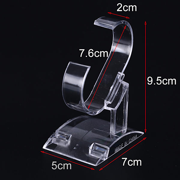 klar plast armbåndsur display rack holder udsalg show case st Clear L