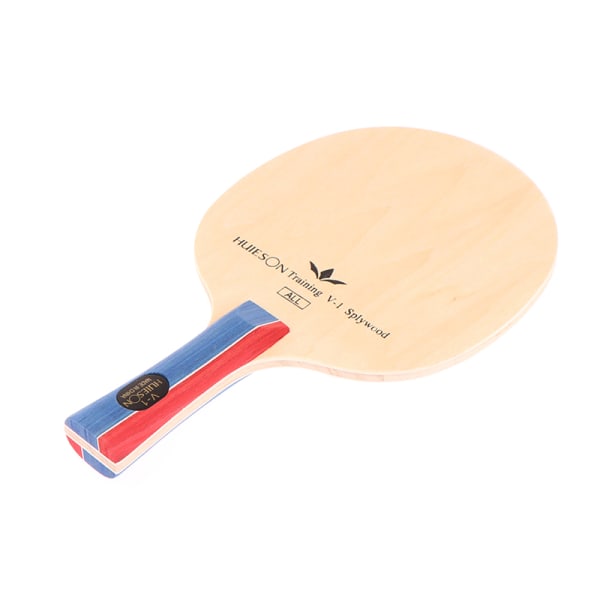 1 Stk Bordtennis Carbon Ketsjer Letvægts Grip Blade Ping Pong Wood color ONE SIZE
