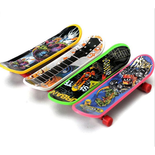 1X Mini Finger Board Skateboard Nyhet Barn Gutter Jenter Leke Gif