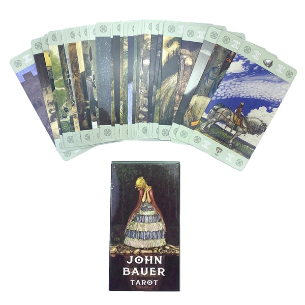 John Bauer Tarotkort Profeti Skjebne spådomsdekk Familiedel Multicolor one size