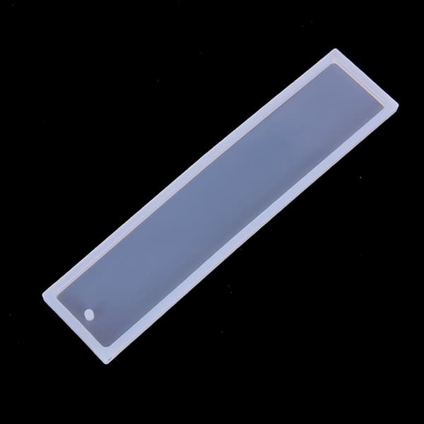Rektangel Silikone Bogmærke Form DIY Making Epoxy Resin smykker