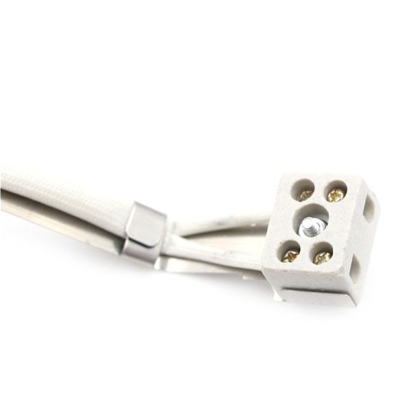 220V 25 mm x 30 mm metallskruvfäste flexibel glimmerbandvärmare S White one size