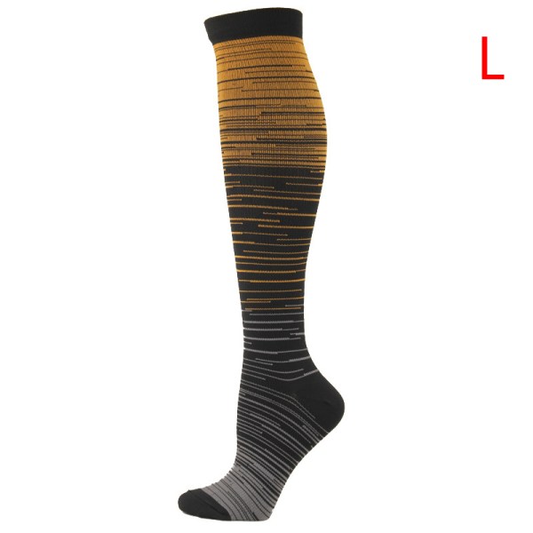 Stocking Gradient Compression Mixed Color Pressure Mid-tubeSpor A8 ONESIZE